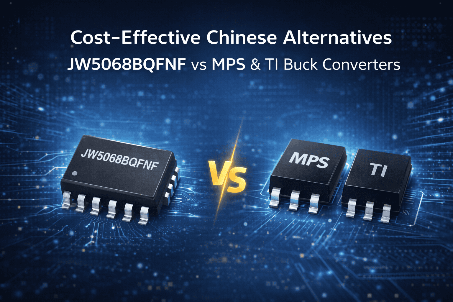Discover JW5068BQFNF – Reliable Chinese Alternative to Premium 8A Buck Regulators