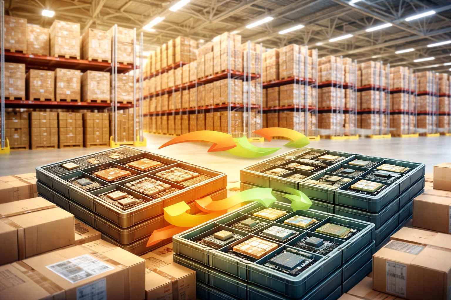 Excess inventory matching and alternative sourcing